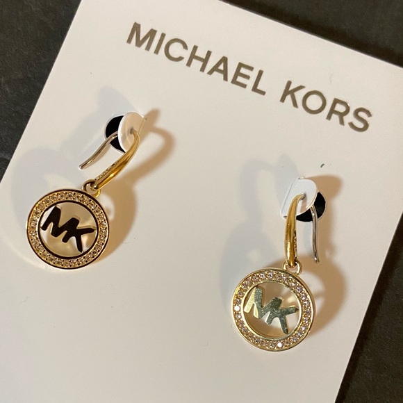 Michael Kors logo earrings - Picture 2 of 13